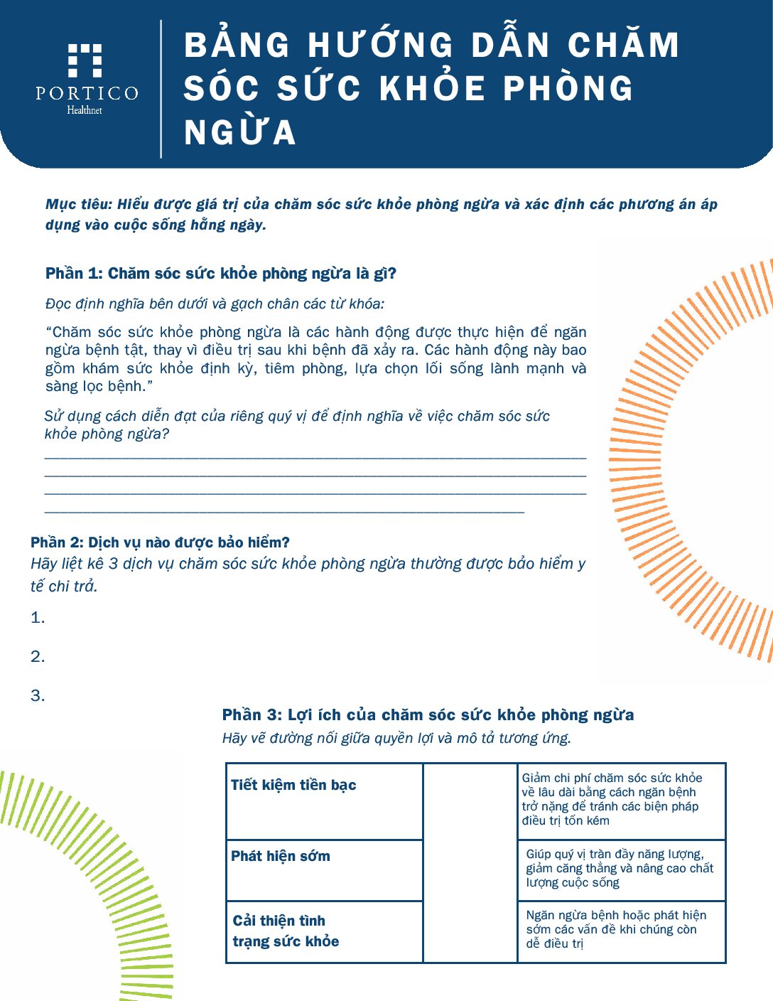 Bảng hướng dẫn chăm sóc sức khỏe phòng ngừa (PDF)